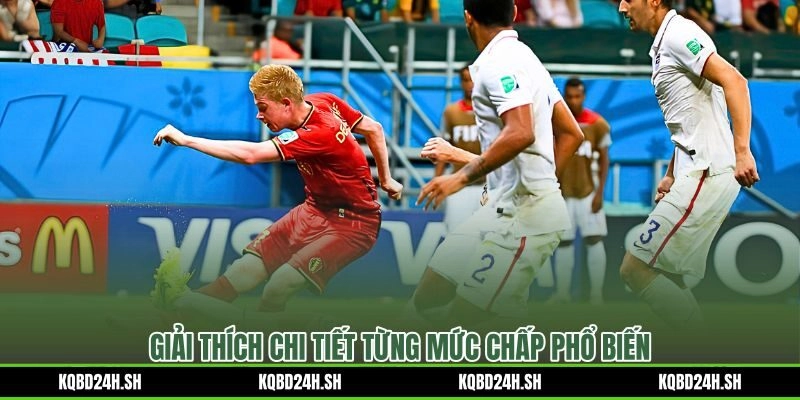 Từng mức chấp kèo châu Á từ đồng banh đến hai trái kèm bảng so sánh